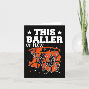 10e verjaardag Basketbal Boys Kaart