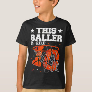 10e verjaardag Basketbal Jongens Baller 10 Jaar Ou T-shirt
