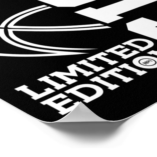 10e verjaardag Basketbal Limited Edition 2013 2 Poster (Hoek)