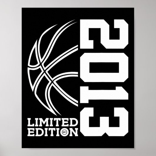 10e verjaardag Basketbal Limited Edition 2013 2 Poster (Voorkant)