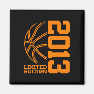 10E VERJAARDAG BASKETBAL LIMITED EDITION 2013 MAGNEET