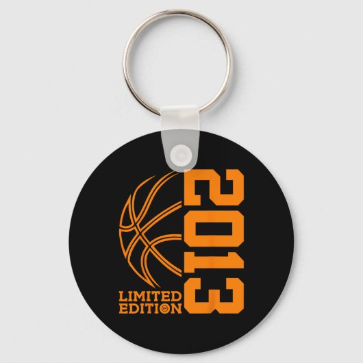 10E VERJAARDAG BASKETBAL LIMITED EDITION 2013 SLEUTELHANGER (Voorkant)