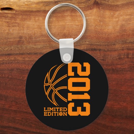 10E VERJAARDAG BASKETBAL LIMITED EDITION 2013 SLEUTELHANGER (Voorkant)