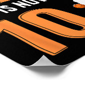 10e verjaardag Basketball Deze Baller is nu 10 Poster (Hoek)