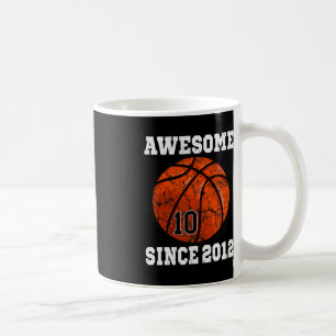 10e verjaardag Basketball Player 10 jaar oud Vinta Koffiemok