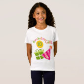 10e verjaardag - Birthday Girl T-shirt (Voorkant volledig)