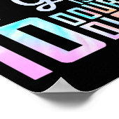 10e verjaardag cadeau dit meisje is nu 10 keer poster (Hoek)