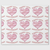 10e. Verjaardag Cadeaupapier (Vlak)