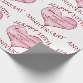 10e. Verjaardag Cadeaupapier (Hoek)