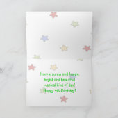 10e verjaardag Clowns Ballonnen Kaart (Binnen)