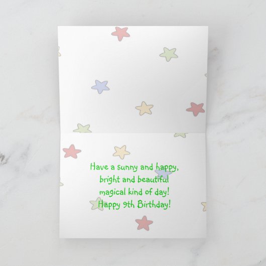 10e verjaardag Clowns Ballonnen Kaart (Binnen)