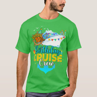 10e verjaardag Cruise Crew T-shirt