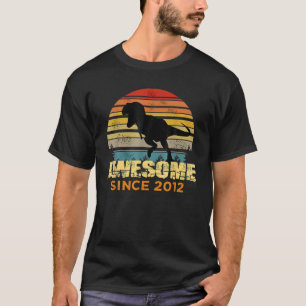 10e verjaardag Dinosaur 10-jarige jongen Geweldige T-shirt