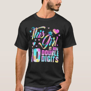 10e verjaardag Dit meisje is nu 10 cijfers Ti T-shirt