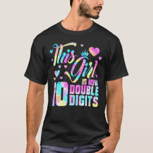 10e verjaardag Dit meisje is nu 10 cijfers Ti T-shirt
