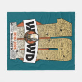 10e verjaardag fleece deken (Voorkant (Horizontaal))