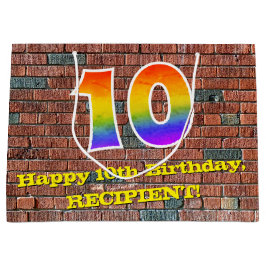 10e verjaardag: Fun, door graffiti geïnspireerde r Groot Cadeauzakje