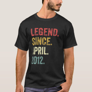 10e verjaardag geeft 10 jaar oude Legende sinds Ap T-shirt