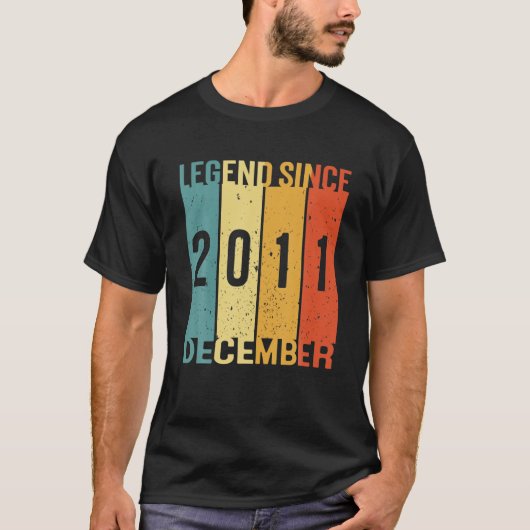 10e verjaardag geeft 10 jaar oude legers sinds dec t-shirt (Voorkant)