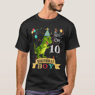 10e verjaardag Gift Geweldige Sine 2010 Dinosaur 1 T-shirt