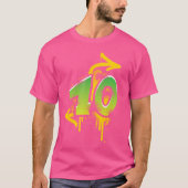 10e Verjaardag Gift Kinder Jongens Meisjes Graffit T-shirt (Voorkant)