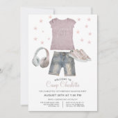 10e verjaardag glamping party onder de sterren kaart (Voorkant)