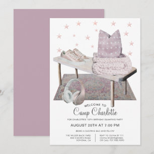 10e verjaardag glamping party onder de sterren kaart