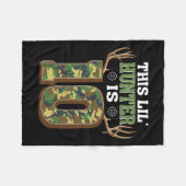 10e Verjaardag Jacht Herten 10 Jaar Oude Jager Fleece Deken (Voorkant (Horizontaal))