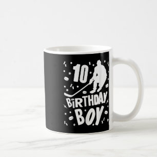 10e Verjaardag Jongen IJshockey Kinder 10 Jaar Oud Koffiemok