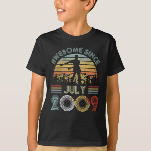 10e verjaardag jongen juli 2009 Floss like a boss T-shirt