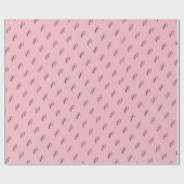 10e Verjaardag Jubileum Roze Goud Nummer 10 Cadeaupapier (Vlak)