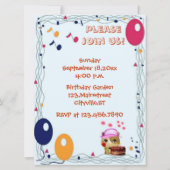 10e verjaardag kaart (Achterkant)