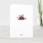 10e verjaardag Kleinzoon Bloemen Elke Leeftijd Kaart (Achterkant)