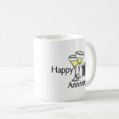 10e verjaardag koffiemok (Voorkant rechts)
