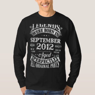 10e verjaardag Legends geboren in september 2012 1 T-shirt