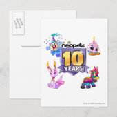 10e verjaardag Logo Briefkaart (Voorkant / Achterkant)