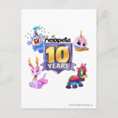 10e verjaardag Logo Briefkaart (Voorkant)