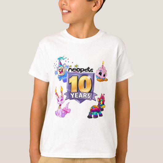 10e verjaardag Logo T-shirt (Voorkant)