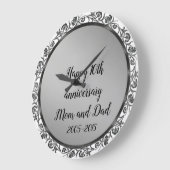 10e verjaardag mama en papa grote klok (Hoek)