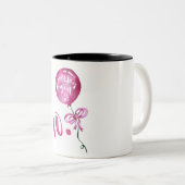 10e verjaardag meisje, Jubileum meisjes Gifts Tweekleurige Koffiemok (Voorkant rechts)