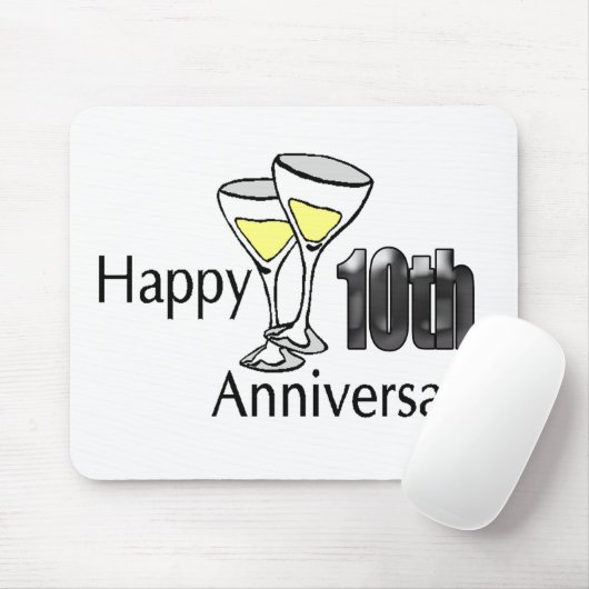 10e verjaardag muismat (Met muis)