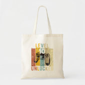 10e Verjaardag Niveau 10 Ontgrendelde Video Gamer Tote Bag (Voorkant)