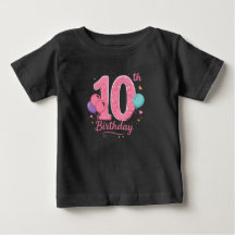 10e verjaardag Peuter T-shirt
