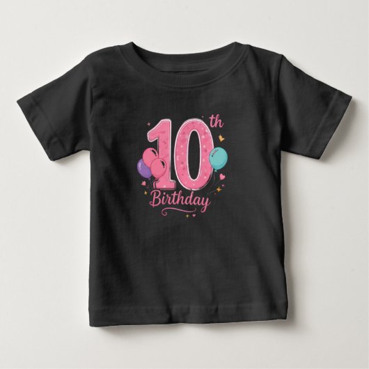 10e verjaardag Peuter T-shirt (Voorkant)