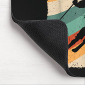 10e Verjaardag Retro Skiën 10 Jaar Oude Jongens Gi Muismat (Hoek)