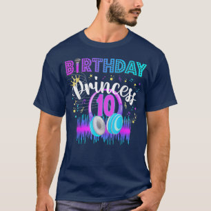 10e verjaardag Rockstar Theme Music Party Karaoke T-shirt