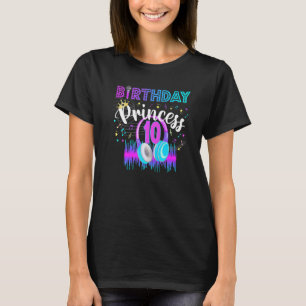 10e verjaardag Rockstar Theme Music Party Karaoke T-shirt