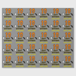 10e verjaardag: Spooky Halloween Thema, aangepaste Cadeaupapier