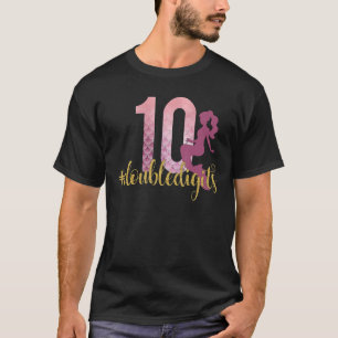 10e verjaardag Tien Zeemeermin Scal T-shirt
