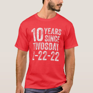 10e verjaardag, tweedaags 2022, 10 jaar oud gebore t-shirt
